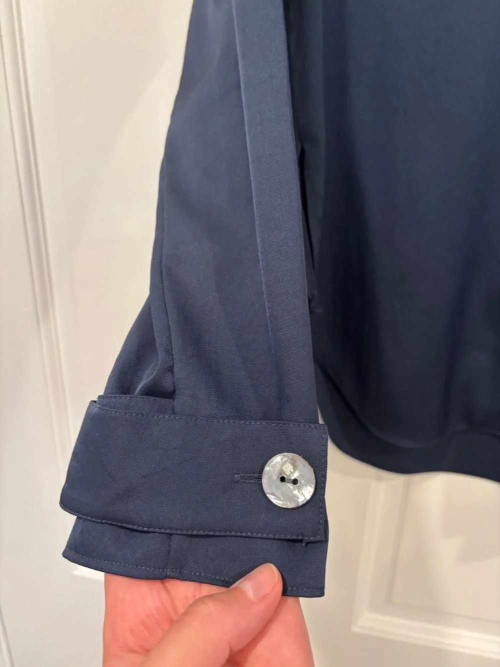 Theory button down blouse - Picture 4 of 5